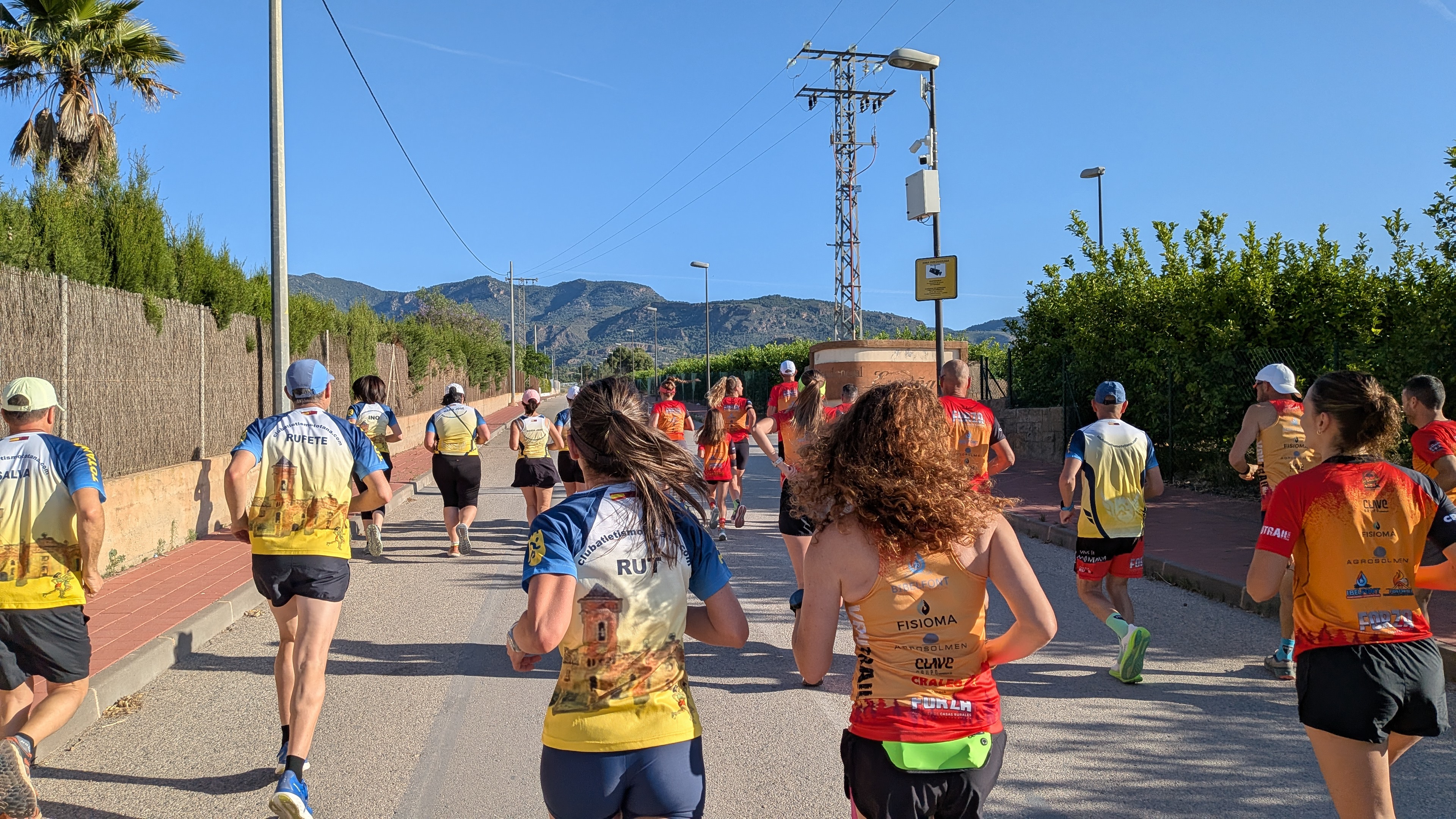 Corredores en la naturaleza
