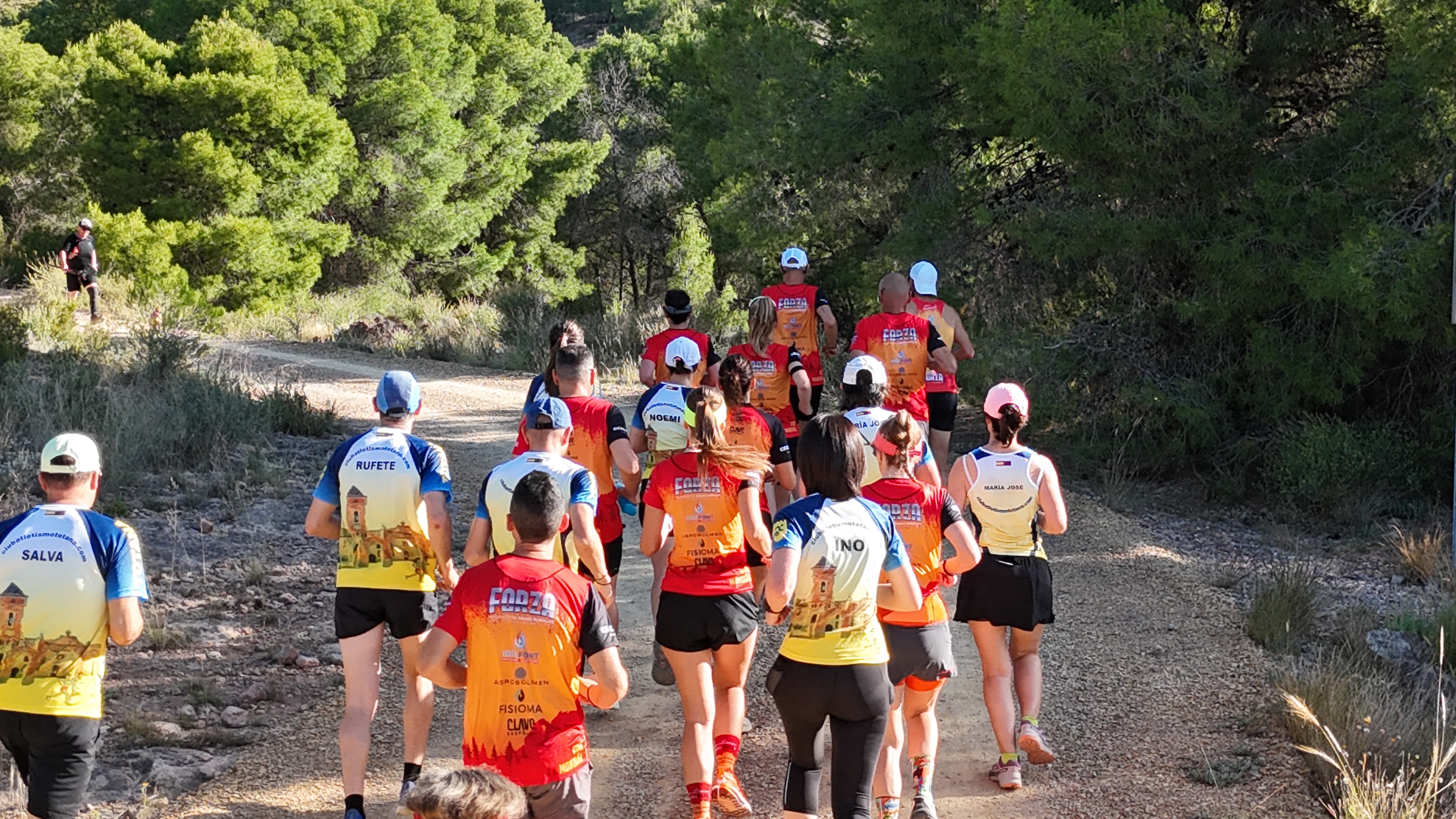 Atletas corriendo