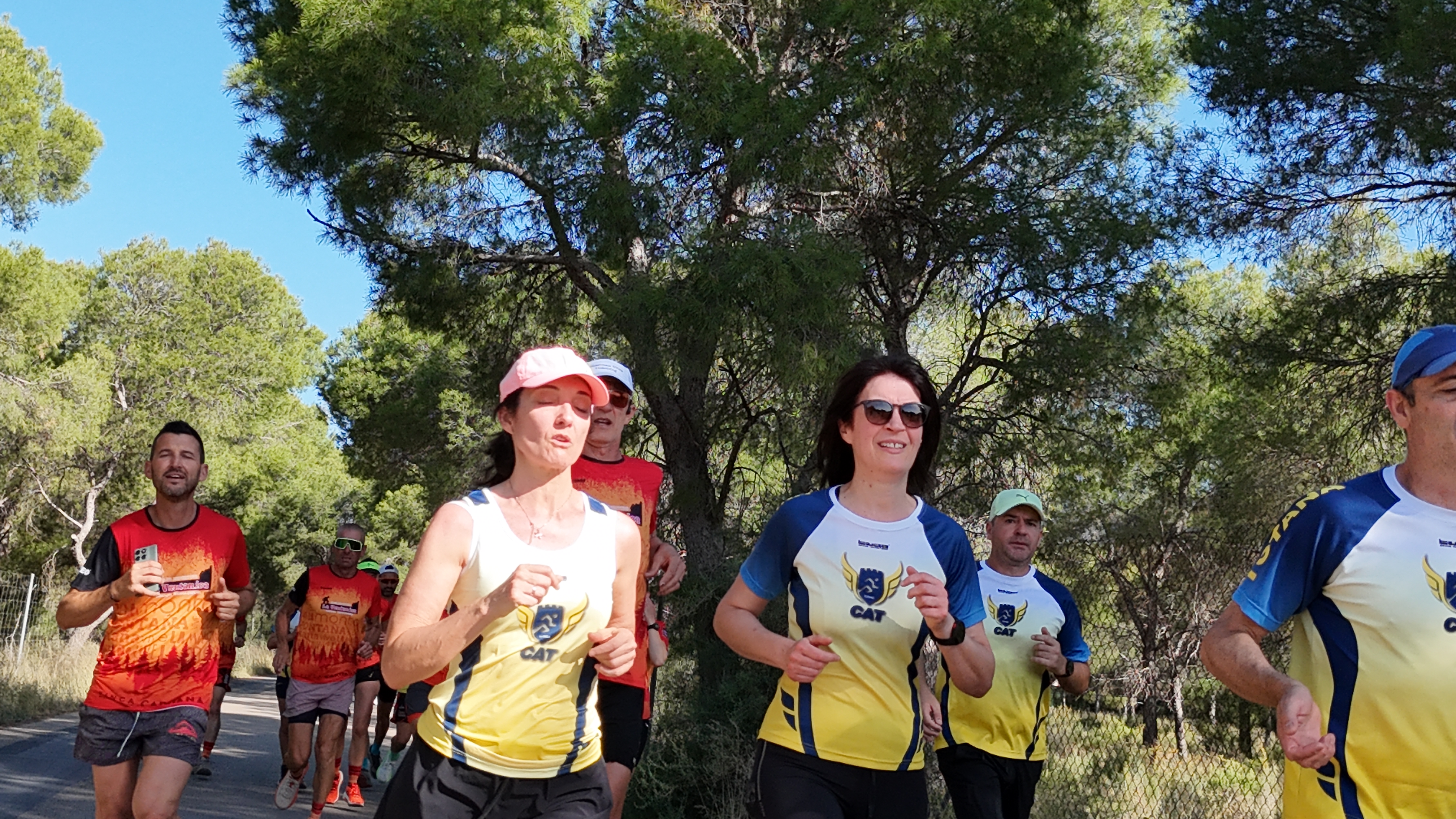 Atletas corriendo