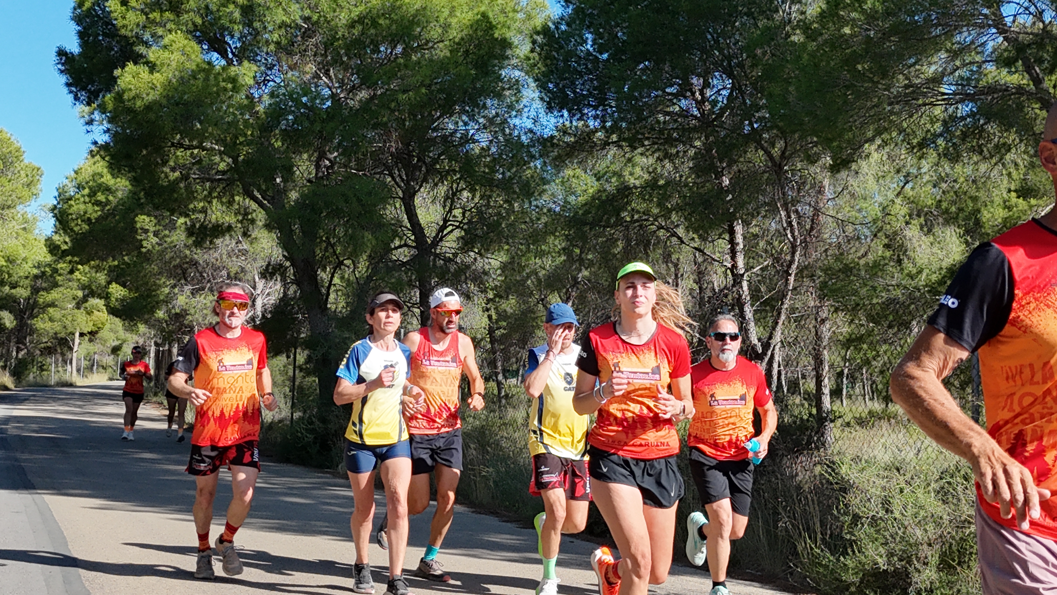 Atletas corriendo