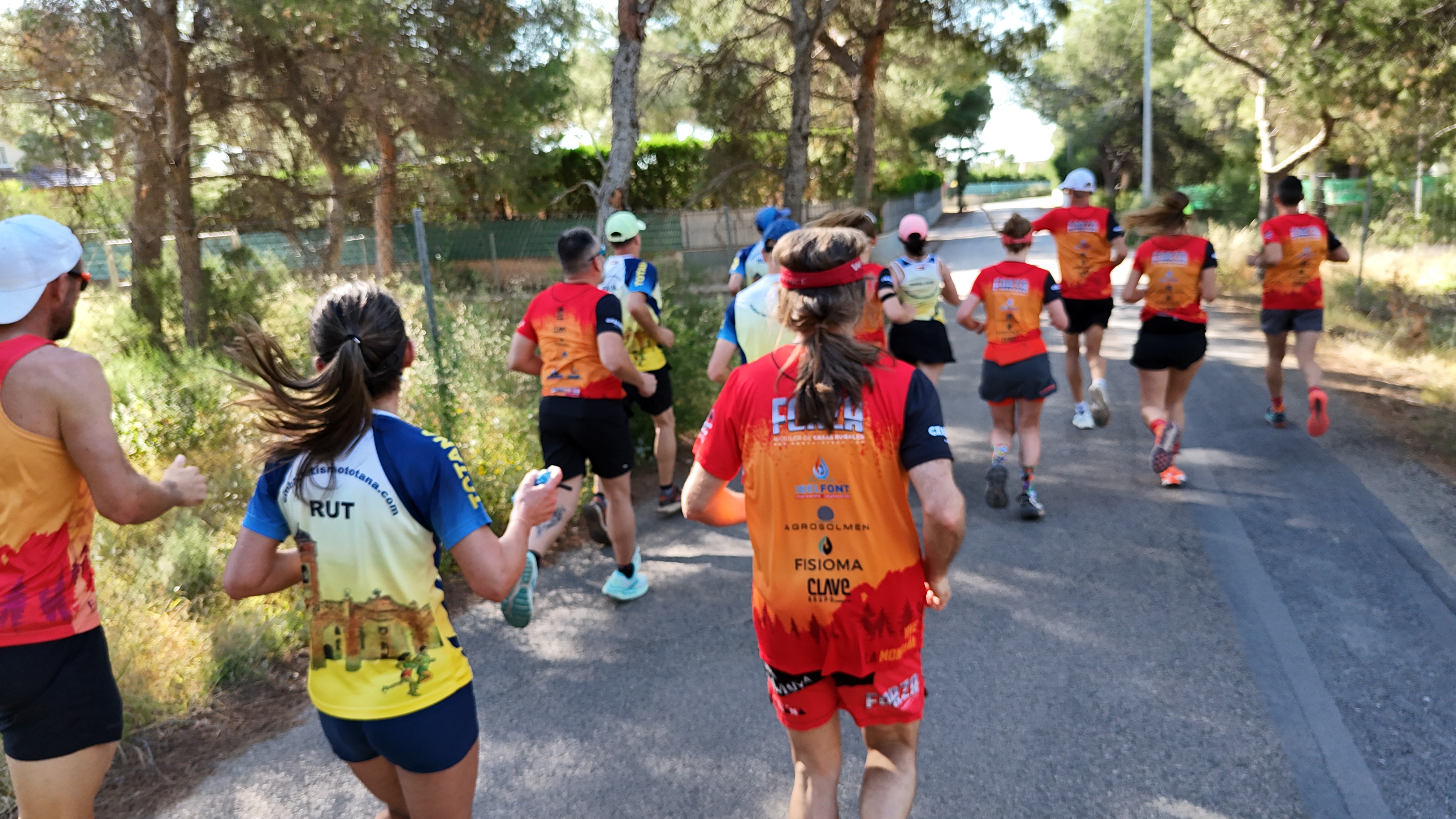 Atletas corriendo